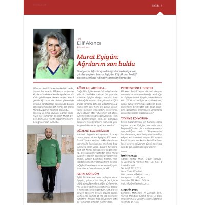 MURAT EYİGÜN AĞRILARINDAN KURTULDU!