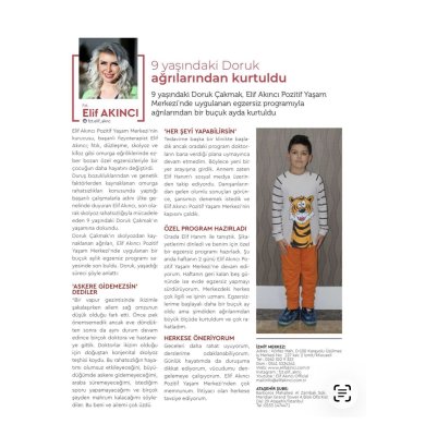 9 YAŞINDAKİ DORUK'UN POSTÜRÜ TAMAMEN DÜZELDİ,AĞRILARI BİTTİ!