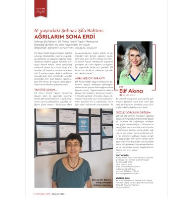 61 yaşındaki Şehnaz Şifa Bahtım: Ağrılarım Sona Erdi