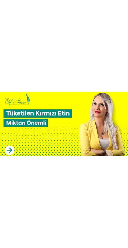 Tüketilen Kırmızı Etin Miktarı Önemli